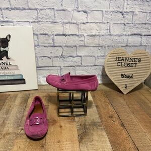 Piero Masetti Italian driving loafers pink 39